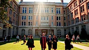 Ankara Üniversitesi kampüsünde akademik fırsatlar.